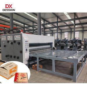 Semi Automatic Corrugated Carton Flex Printing Die Cutting Machine 2 Colors