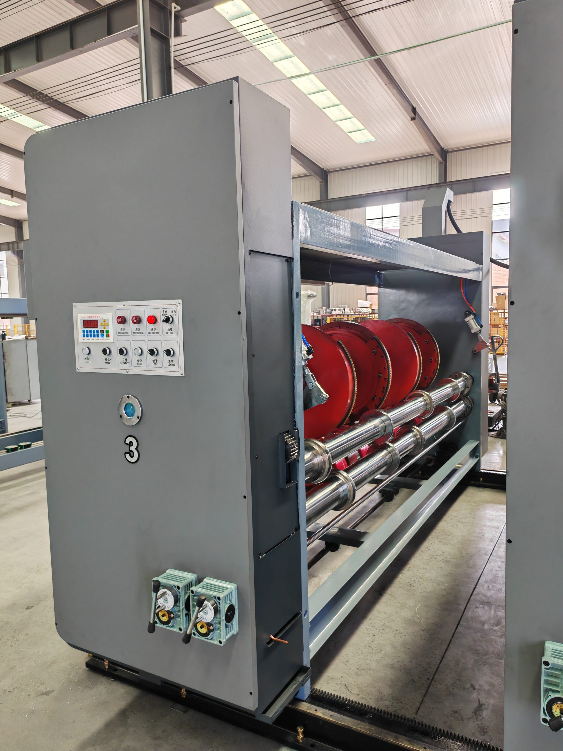 Semi Automatic Corrugated Flexographic Printing And Slotting Machine - Image 4