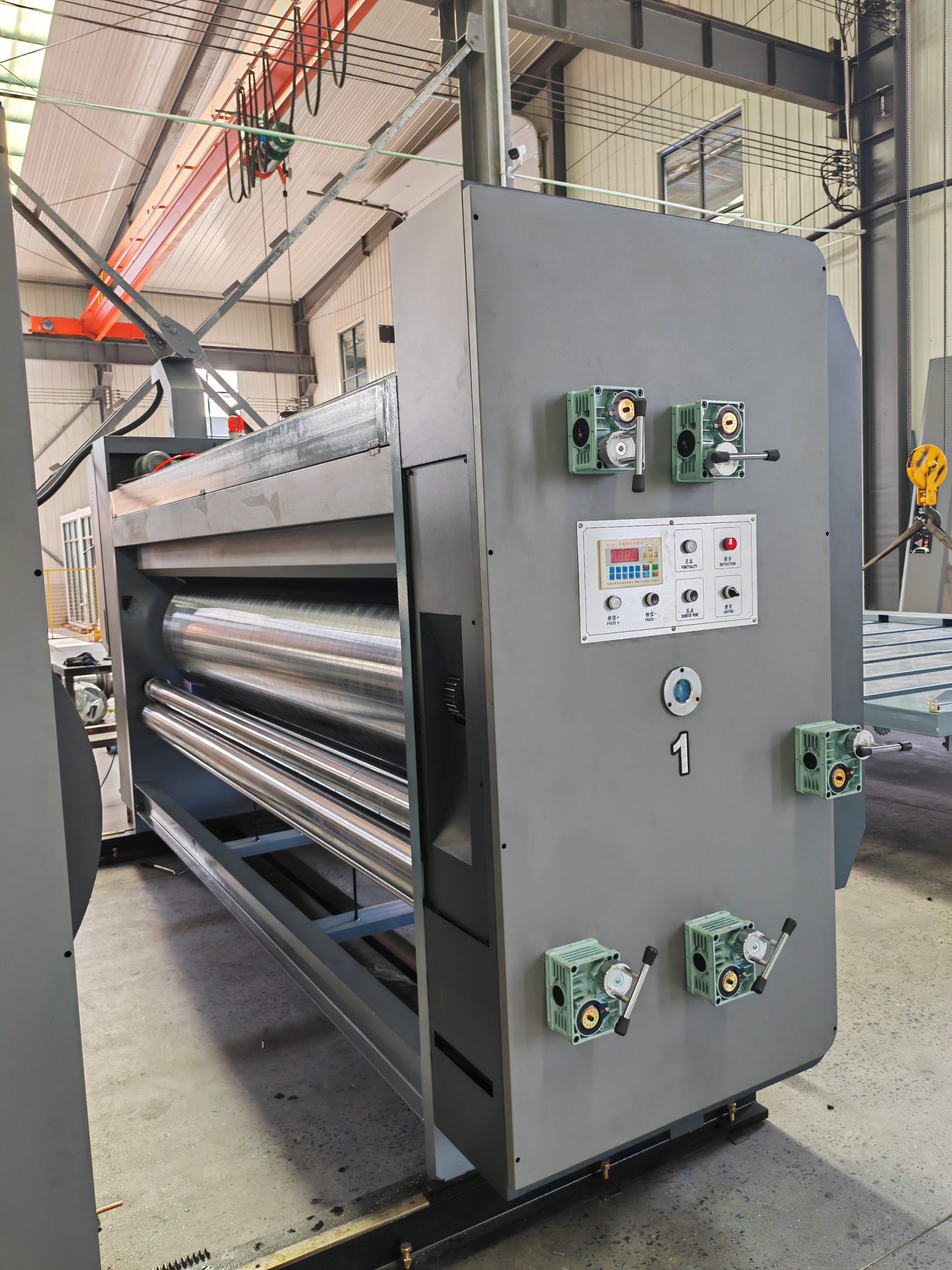 Semi Automatic Corrugated Flexographic Printing And Slotting Machine - Image 3