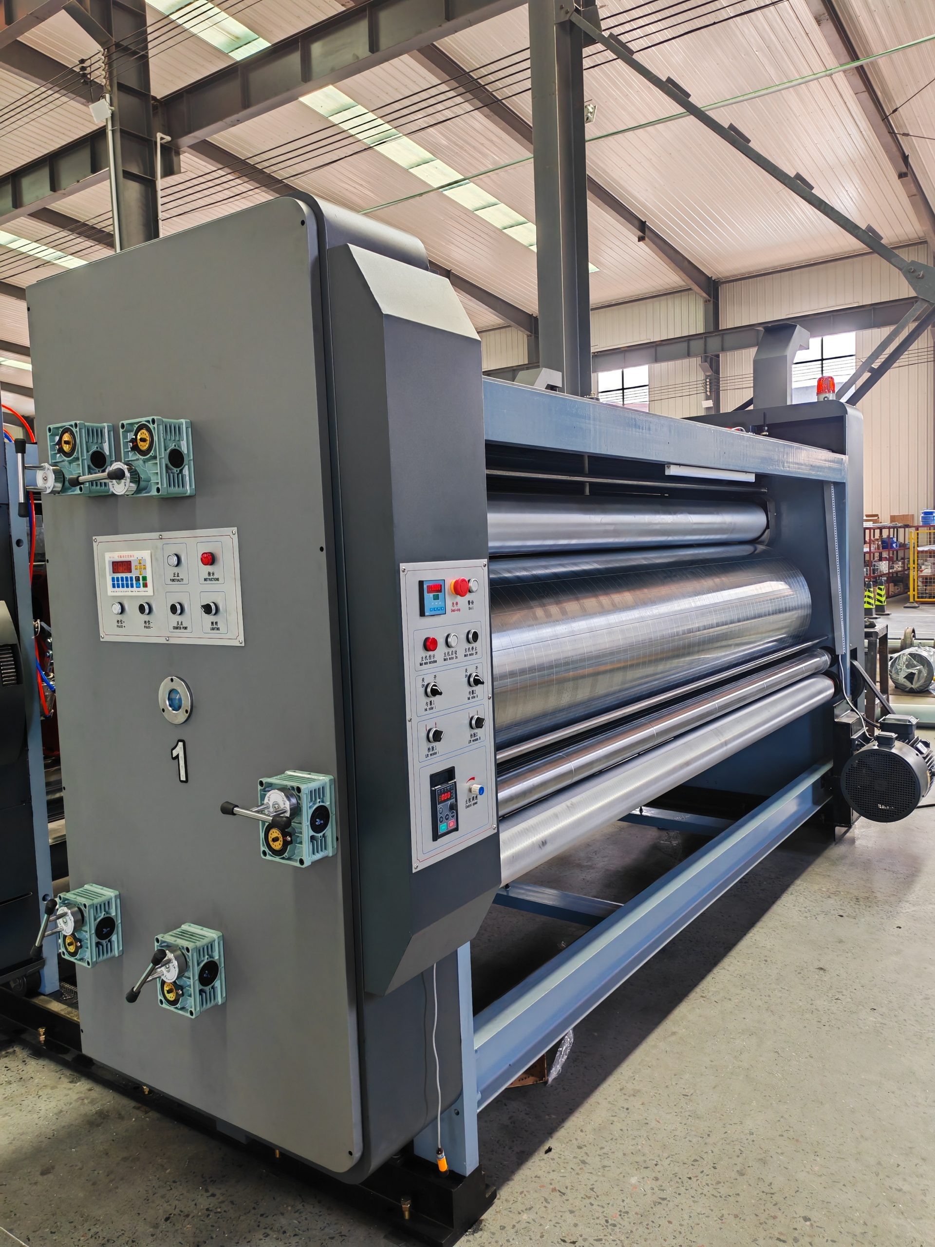 Semi Automatic Corrugated Flexographic Printing And Slotting Machine - Image 2