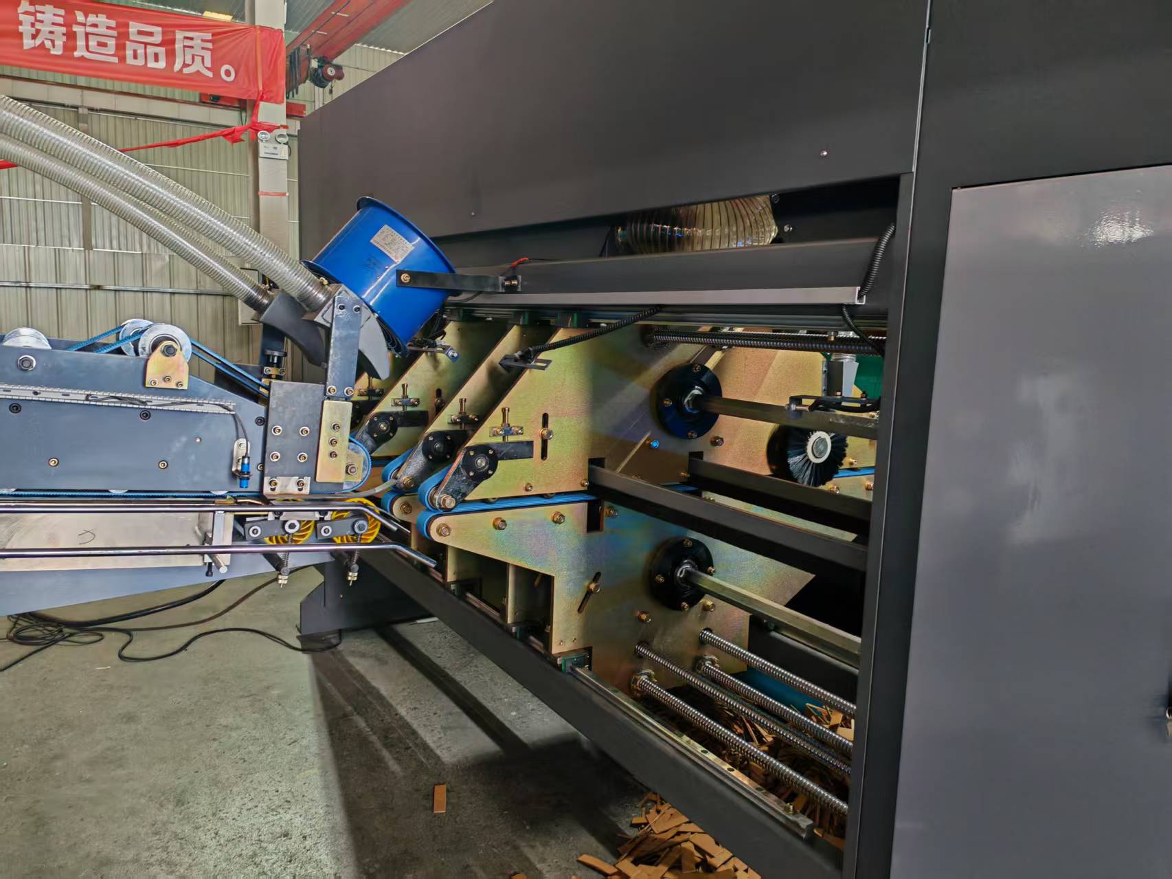 Corrugated Carton Automatic Inline Folder Gluer Flexo Printing Machine Price - Image 6