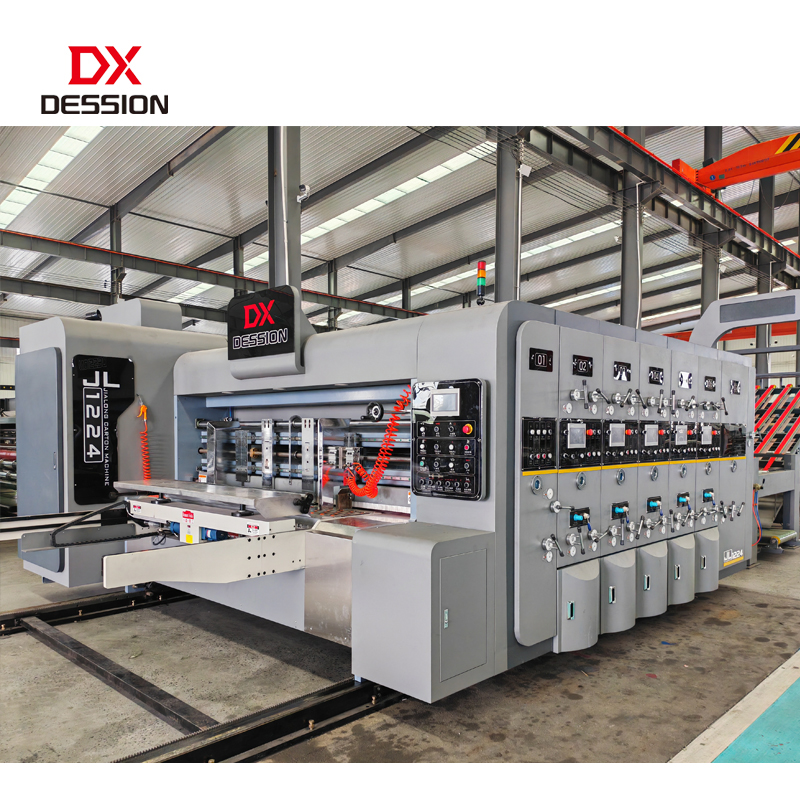Fully auto Vacuum Adsorption high speed flexo printing die cutting machine with stacker