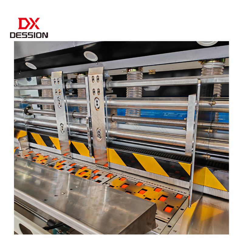 automatic carton cardboard 4 colors flexo printer slotter die cutter - Image 2