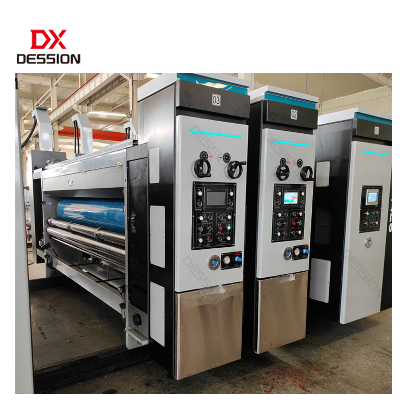 automatic carton cardboard 4 colors flexo printer slotter die cutter - Image 5